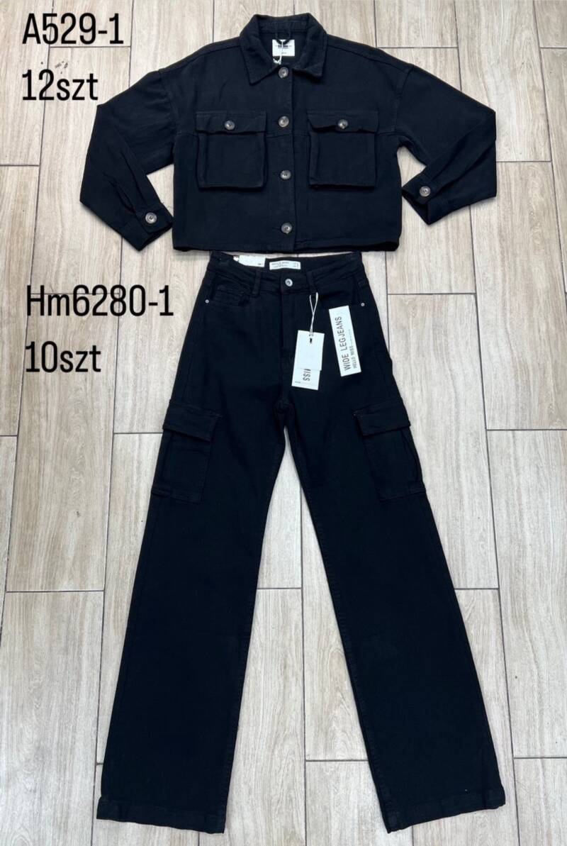 Komplet damskie jeansy Roz XS-XL, 1 Kolor Paczka 10 szt
