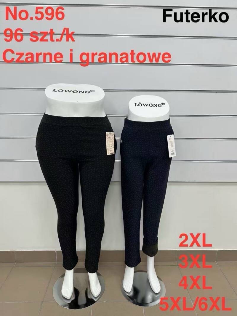 Leginsy damskie Roz 2XL-6XL, 1 kolor Paczka 10 szt