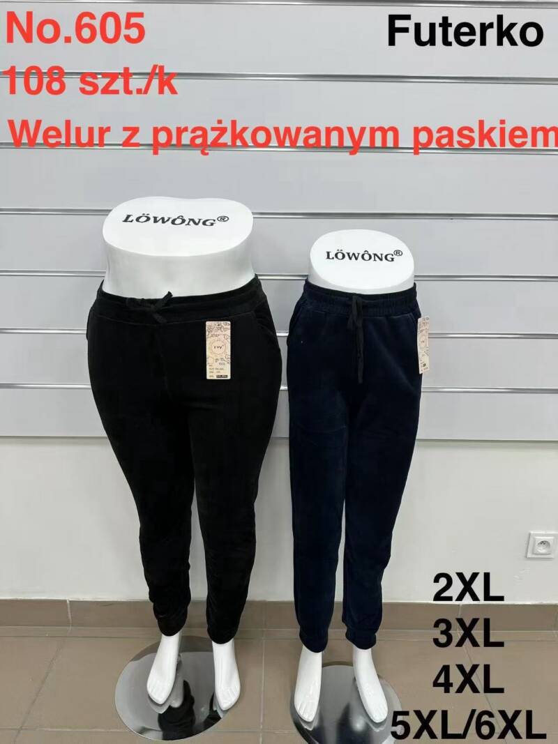 Spodnie damskie duże rozmiary Roz 2XL-6XL, Mix kolor Paczka 10 szt