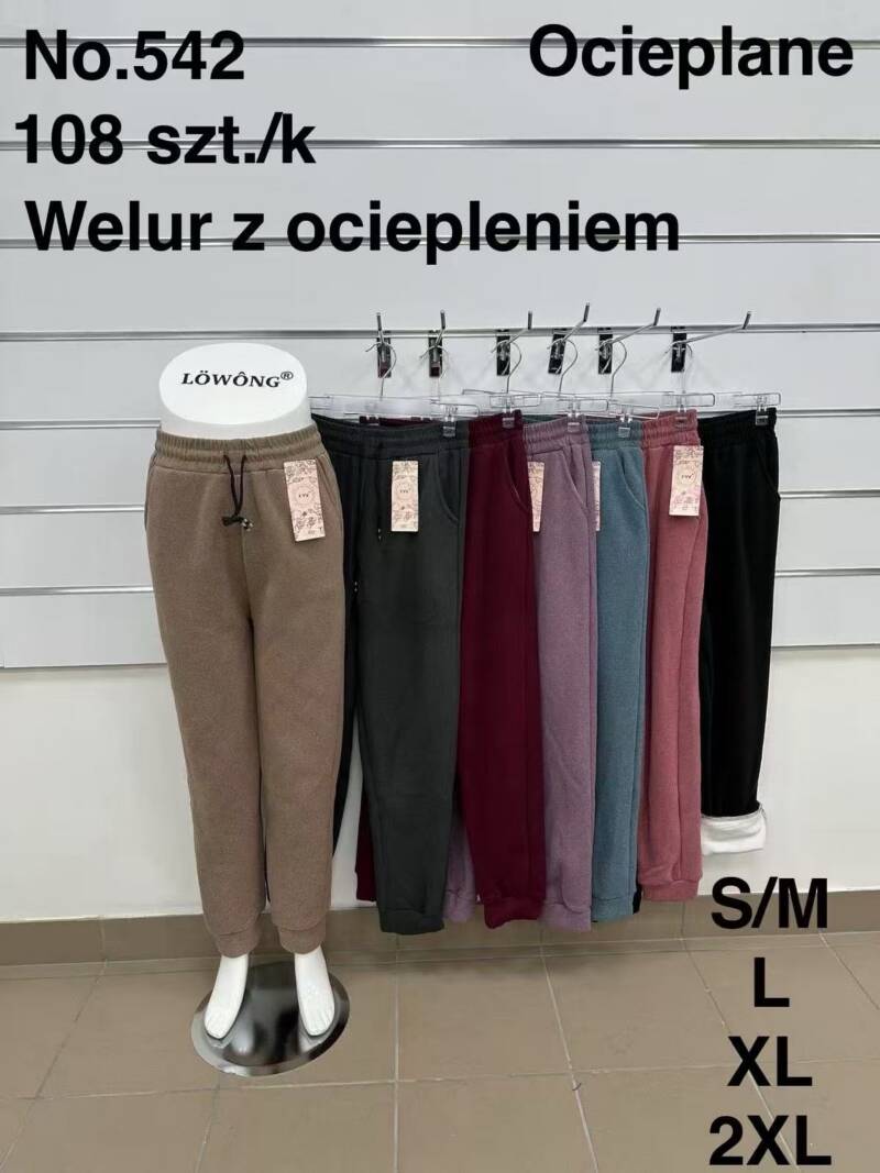 Spodnie damskie duże rozmiary Roz S-2XL, Mix kolor Paczka 10 szt
