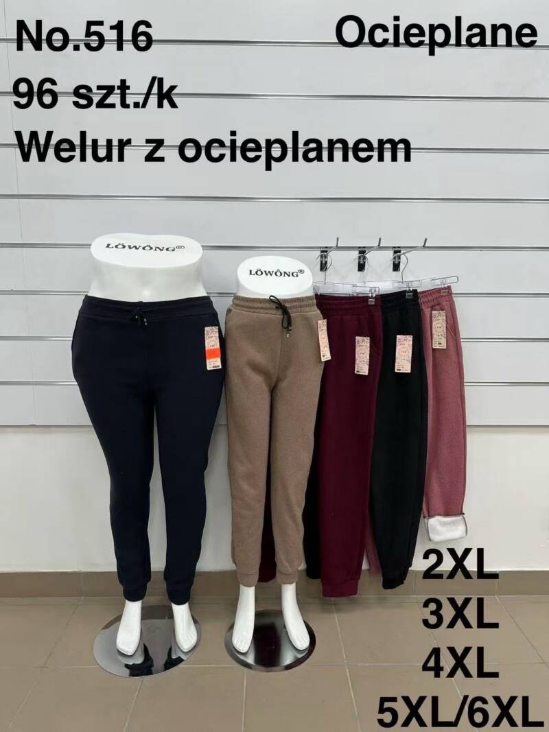 Spodnie damskie duże rozmiary Roz 2XL-6XL, Mix kolor Paczka 10 szt