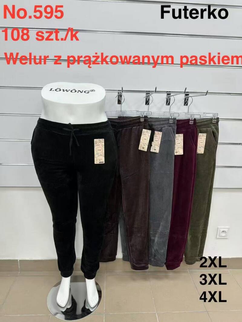 Spodnie damskie duże rozmiary Roz 2XL-4XL, Mix kolor Paczka 10 szt