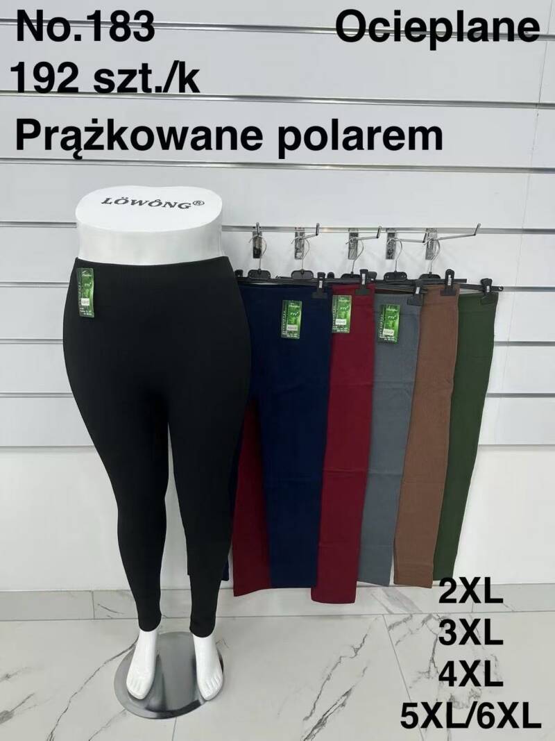 Leginsy damskie Roz 2XL-6XL, Mix kolor Paczka 10 szt