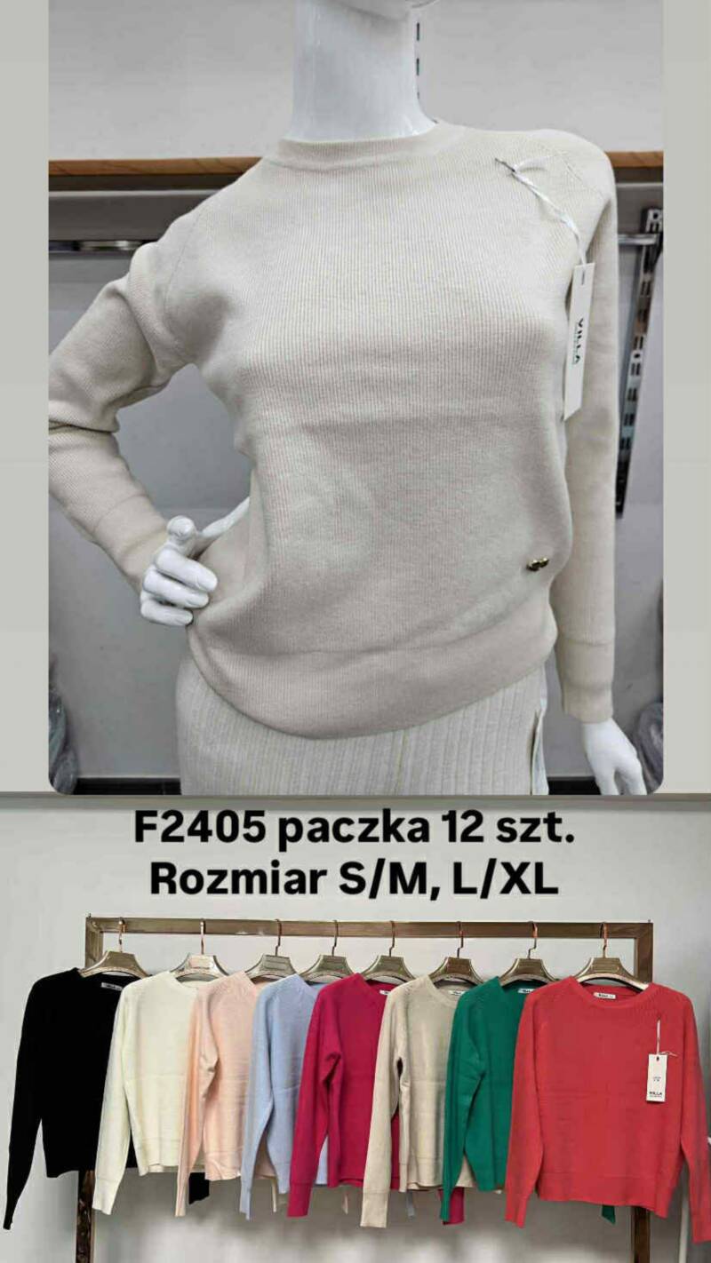 Swetry damskie Roz S/M-L/XL, Mix Kolor Paczka 12 szt