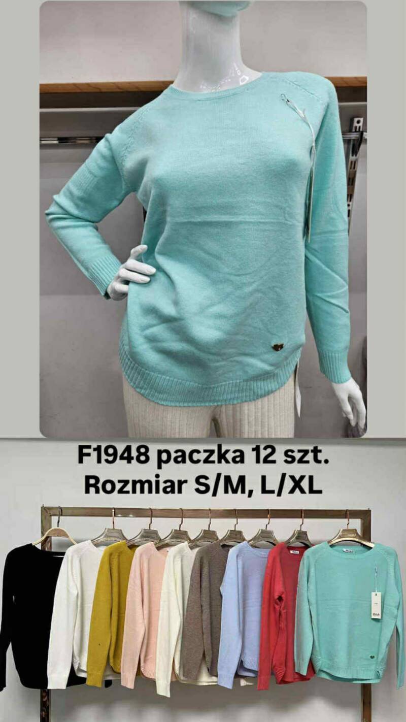 Swetry damskie Roz S/M-L/XL, Mix Kolor Paczka 12 szt