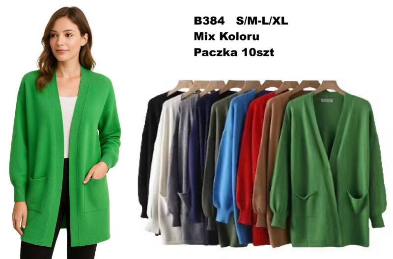 Narzutki damskie Roz S/M-L/XL. Mix kolor. Paczka 10 szt