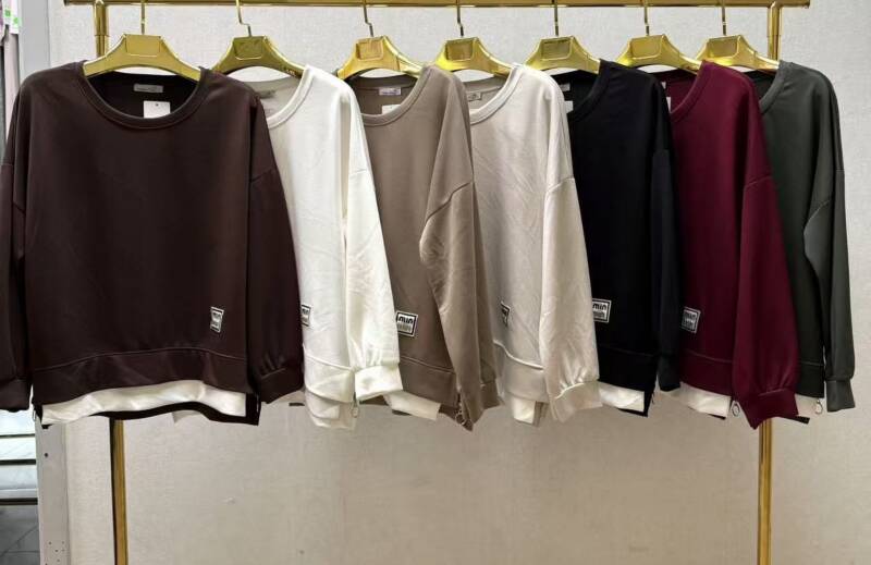 Bluzki damskie (Włoskie produkt) Roz Standard, Mix Kolor Paczka 5 szt