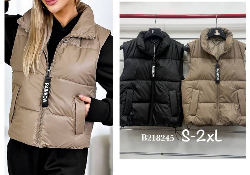 Kamizelka damskie Roz S-2XL, 1 Kolor Paczka 4 szt