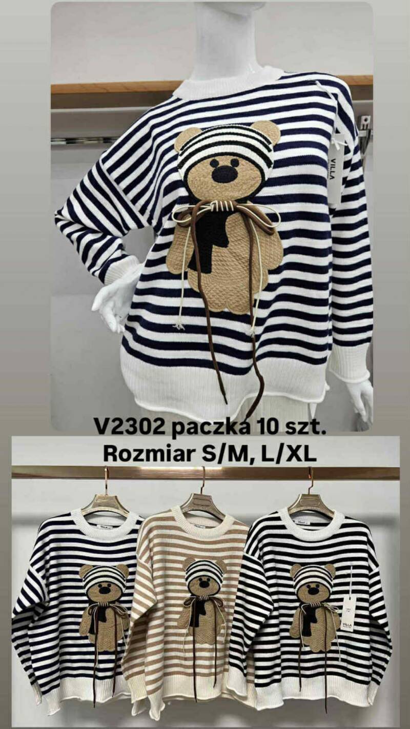 Swetry damskie Roz S/M-L/XL, Mix Kolor Paczka 10 szt