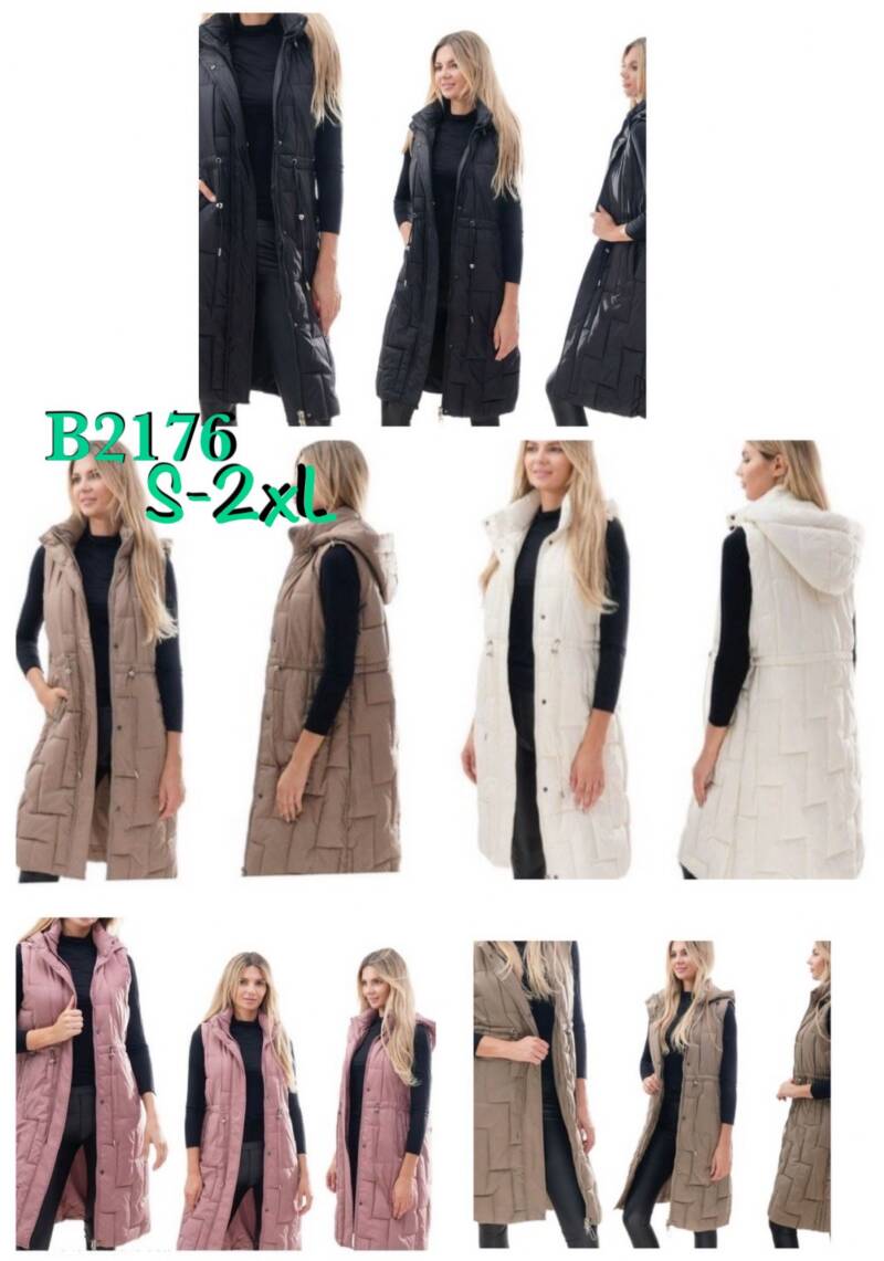 Kamizelka damskie Roz S-2XL, 1 Kolor Paczka 4 szt