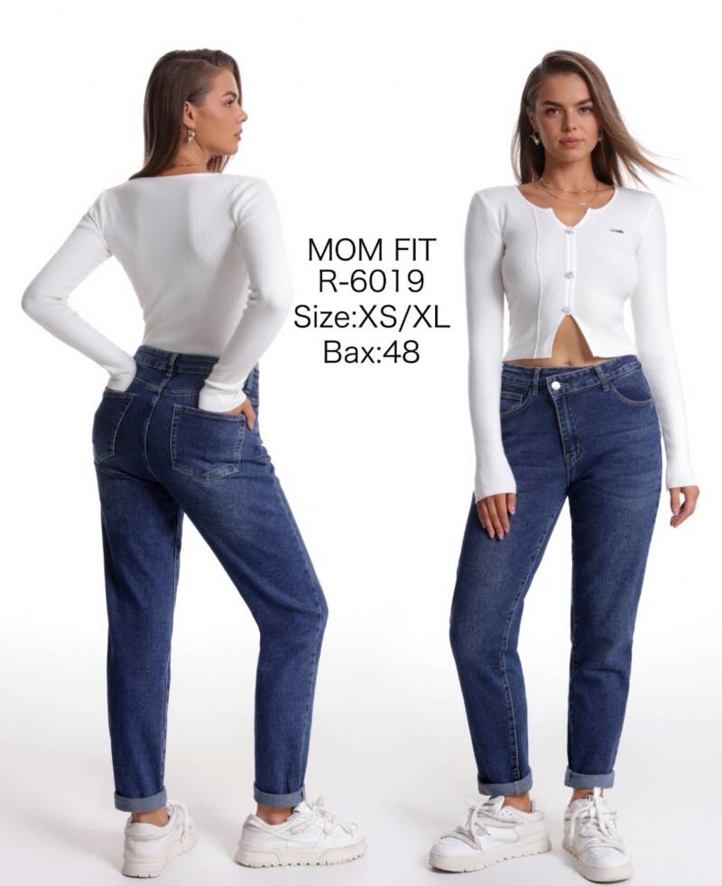 Spodnie damskie jeansy Roz XS-XL, 1 Kolor Paczka 10 szt