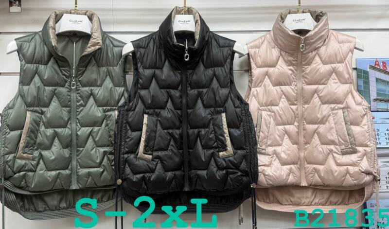 Kamizelka damskie Roz S-2XL, 1 Kolor Paczka 4 szt