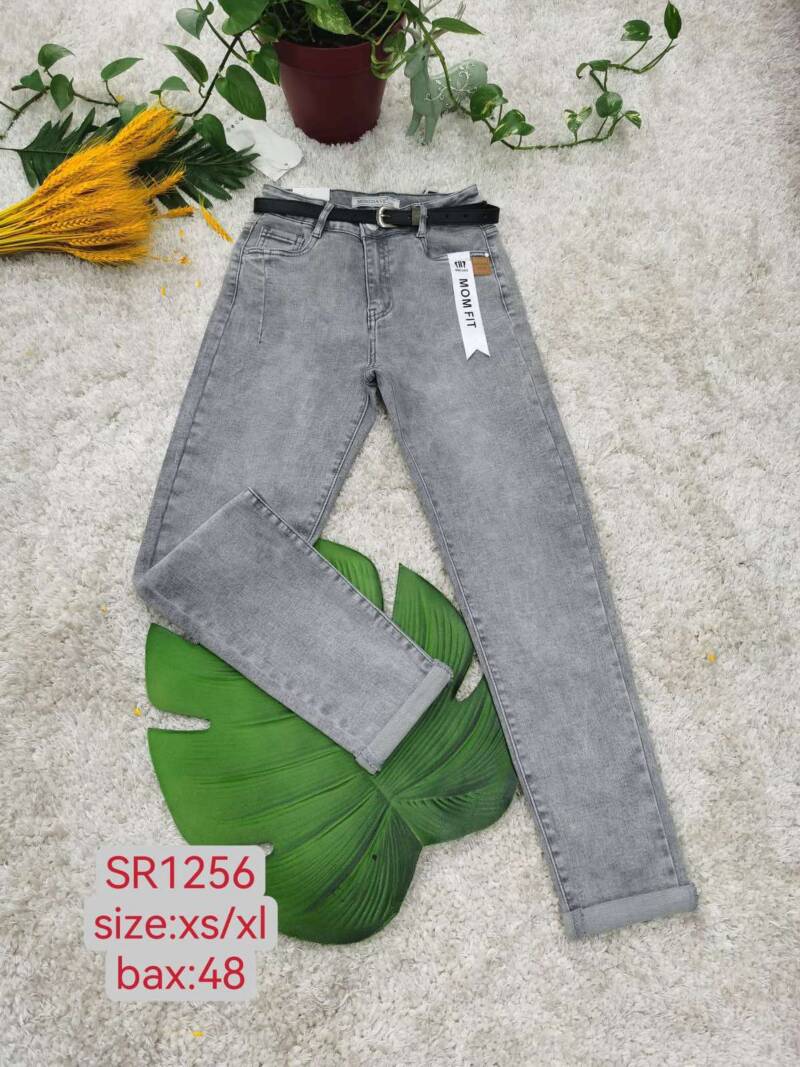 Spodnie damskie jeansy Roz XS-XL, 1 Kolor Paczka 12 szt