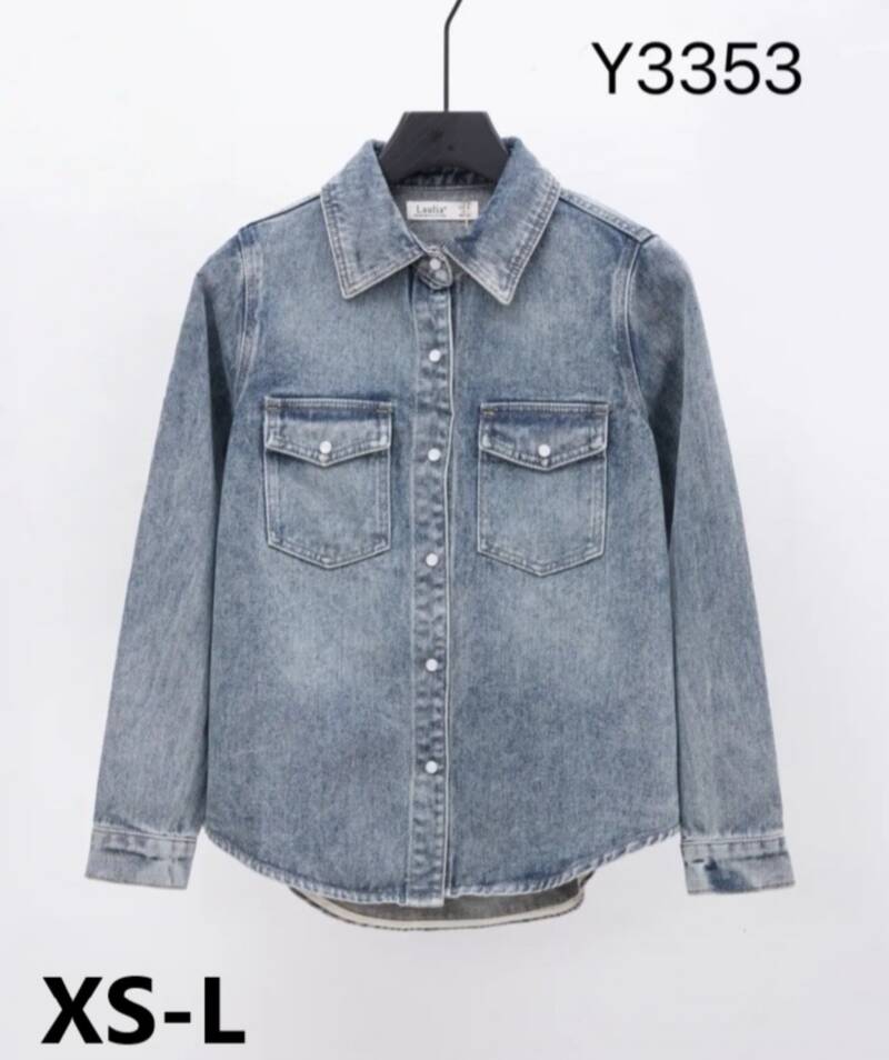 Kurtki damskie jeansy Roz XS-L, 1 Kolor Paczka 10 szt