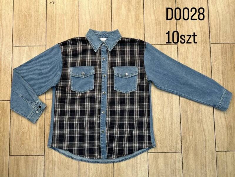 Kurtki damskie jeansy Roz XS-XL, 1 Kolor Paczka 10 szt
