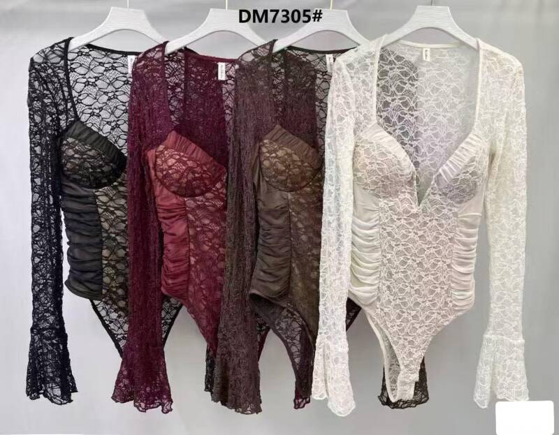 Kombinezony damskie  (Włoskie produkt) Roz Standard, Mix Kolor Paczka 5 szt