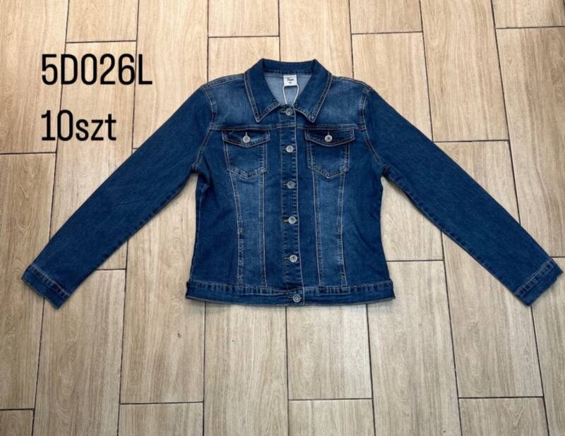 Kurtki damskie jeansy Roz XS-XL, 1 Kolor Paczka 10 szt