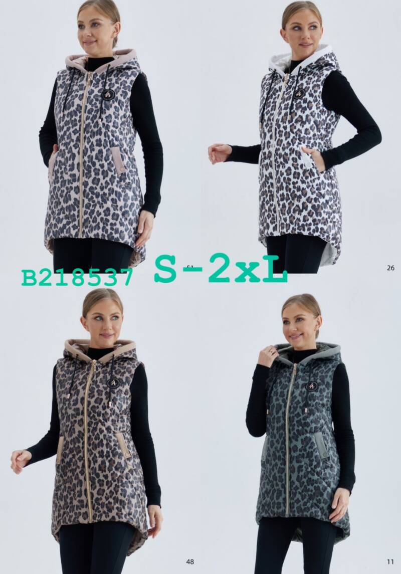 Kamizelka damskie Roz S-2XL, 1 Kolor Paczka 5 szt