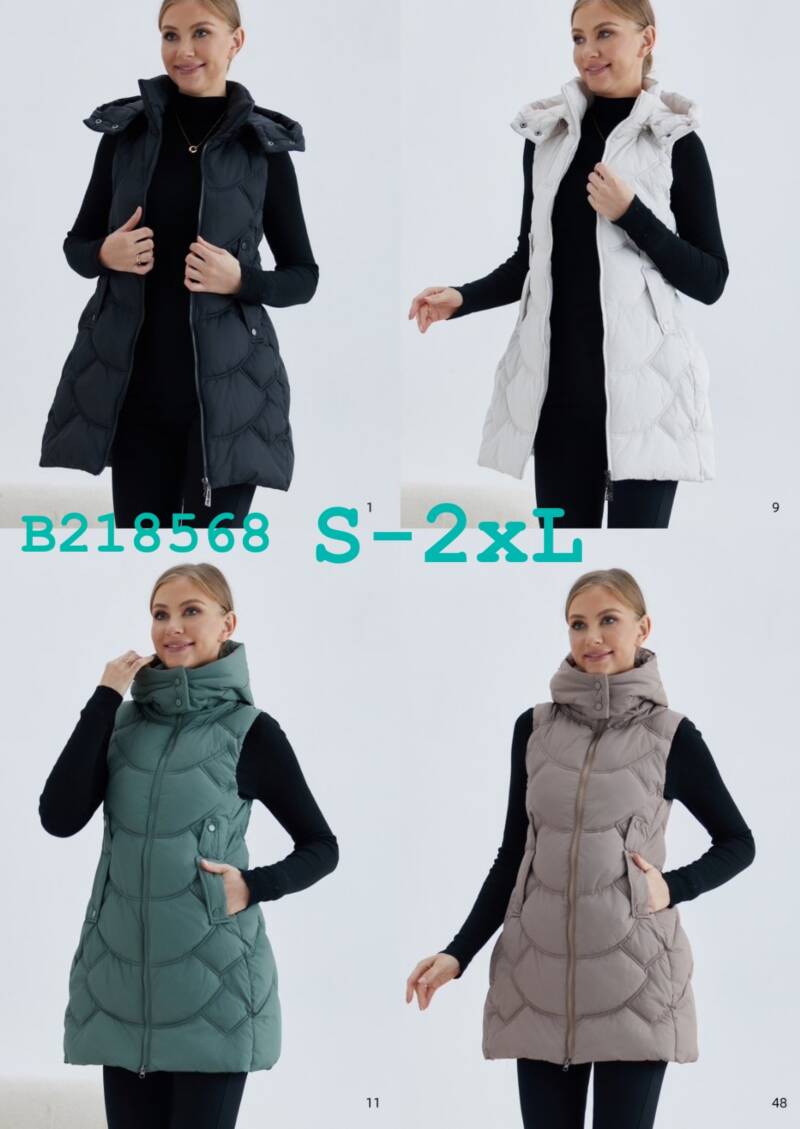 Kamizelka damskie Roz S-2XL, 1 Kolor Paczka 5 szt