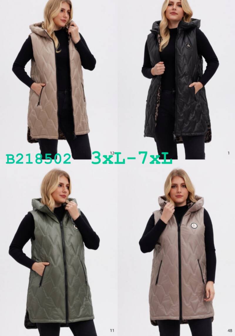 Kamizelka damskie Roz 3XL-7XL, 1 Kolor Paczka 5 szt