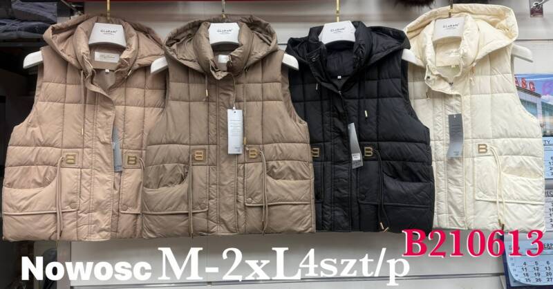 Kamizelka damskie Roz M-2XL, 1 Kolor Paczka 4 szt