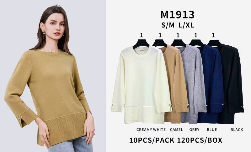 Swetry damskie Roz S/M-L/XL, Mix Kolor Paczka 10 szt