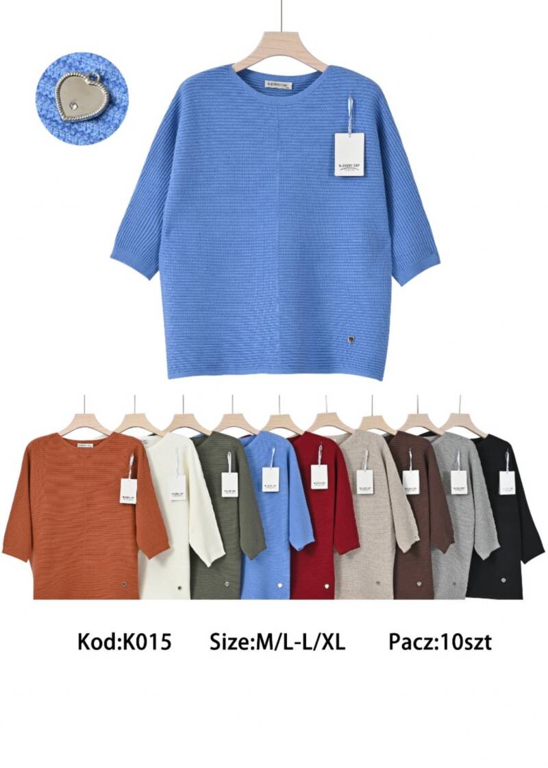 Bluzki damskie Roz M/L-L/XL. Mix kolor. Paczka 10 szt