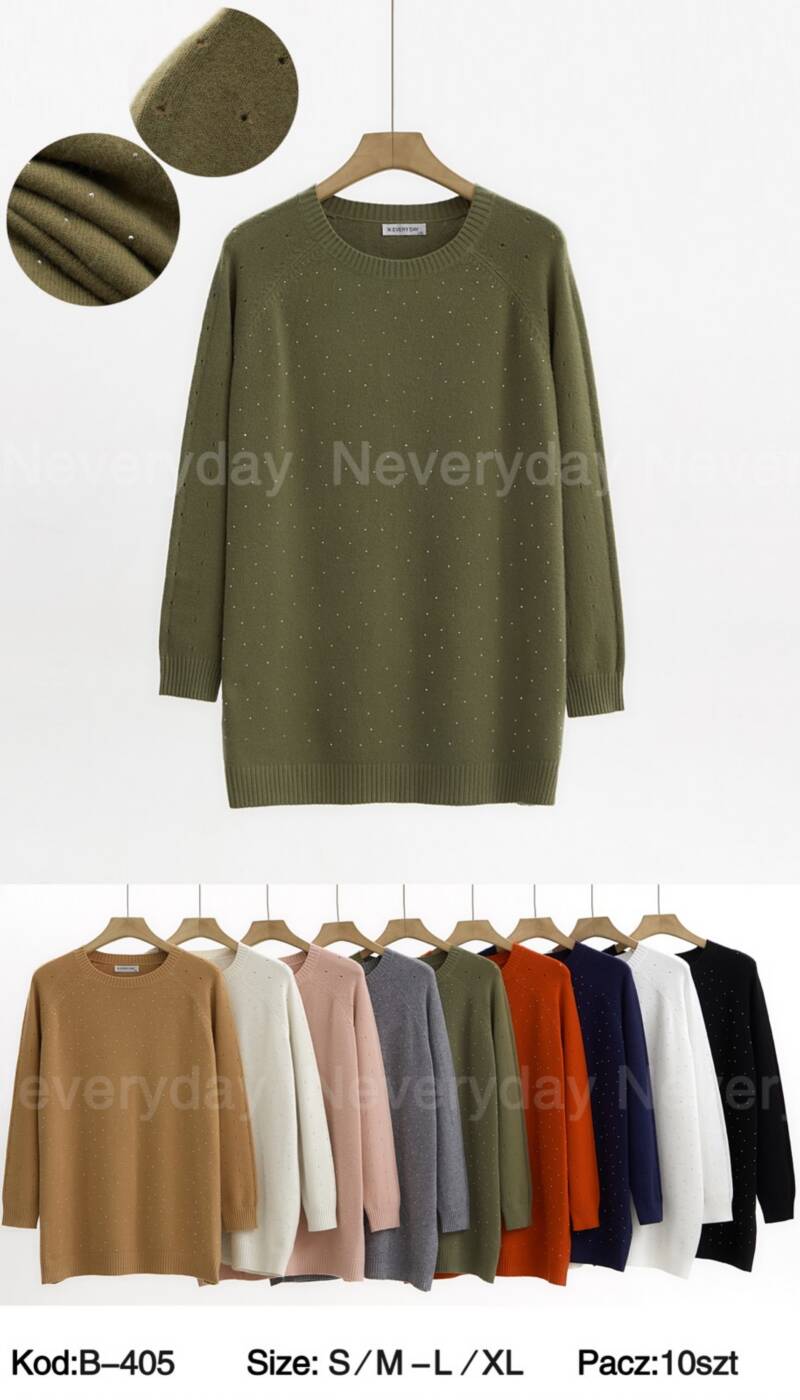 Bluzki damskie Roz S/M-L/XL. Mix kolor. Paczka 10 szt