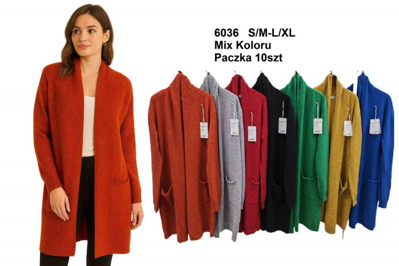 Narzutki damskie Roz S/M-L/XL. Mix kolor. Paczka 10 szt