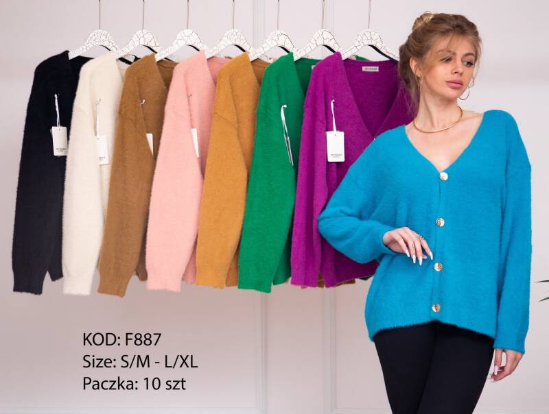 Narzutki damskie Roz S/M-L/XL. Mix kolor. Paczka 10 szt