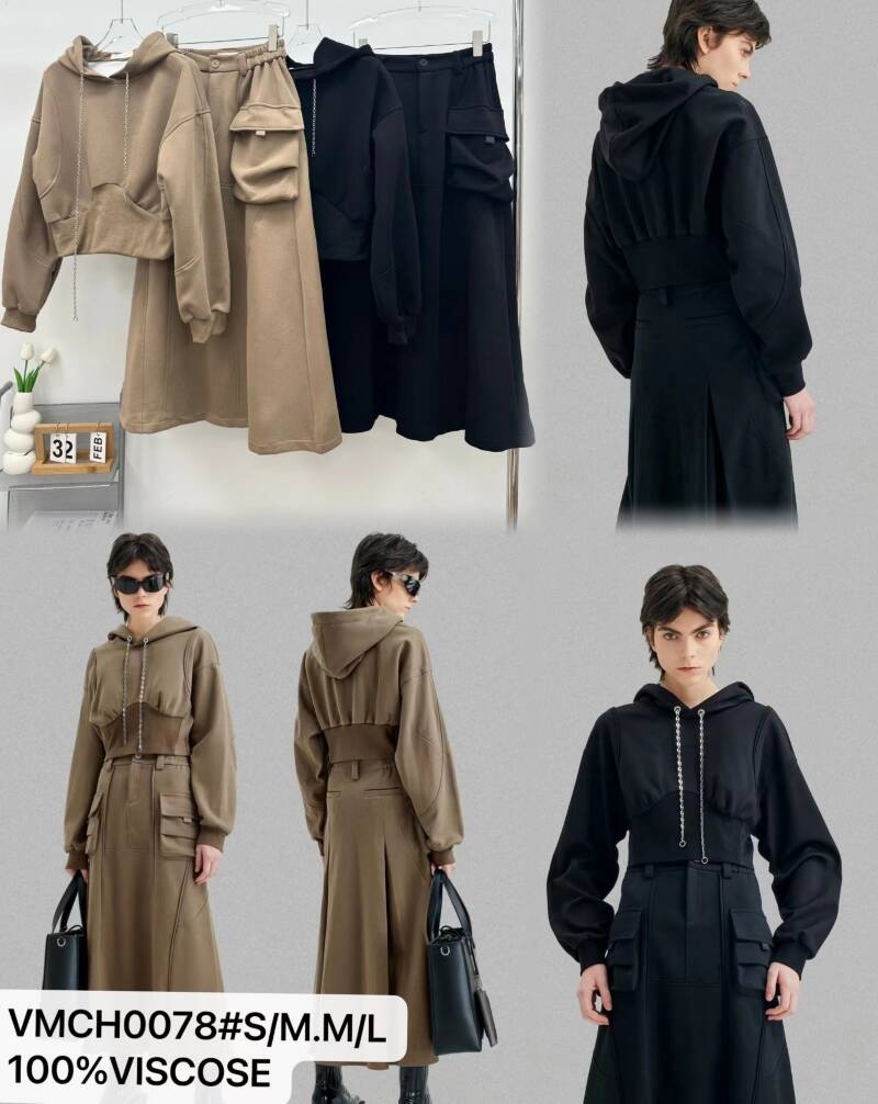 Komplet damskie (Francja produkt) Roz S/M-M/L, Mix Kolor .Paczka 6 szt