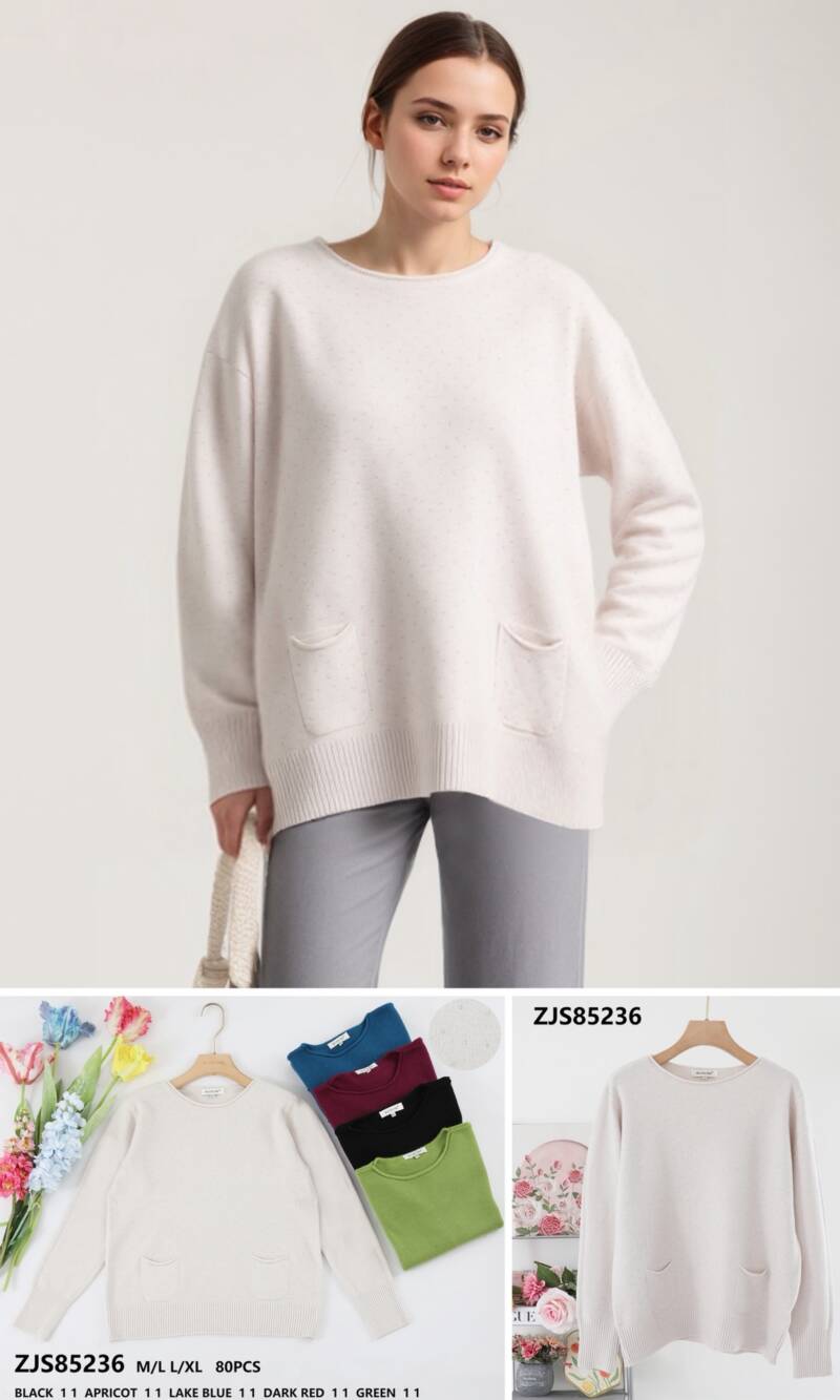 Bluzki damskie (Francja produkt) Roz M/L-L/XL, Mix Kolor .Paczka 10 szt