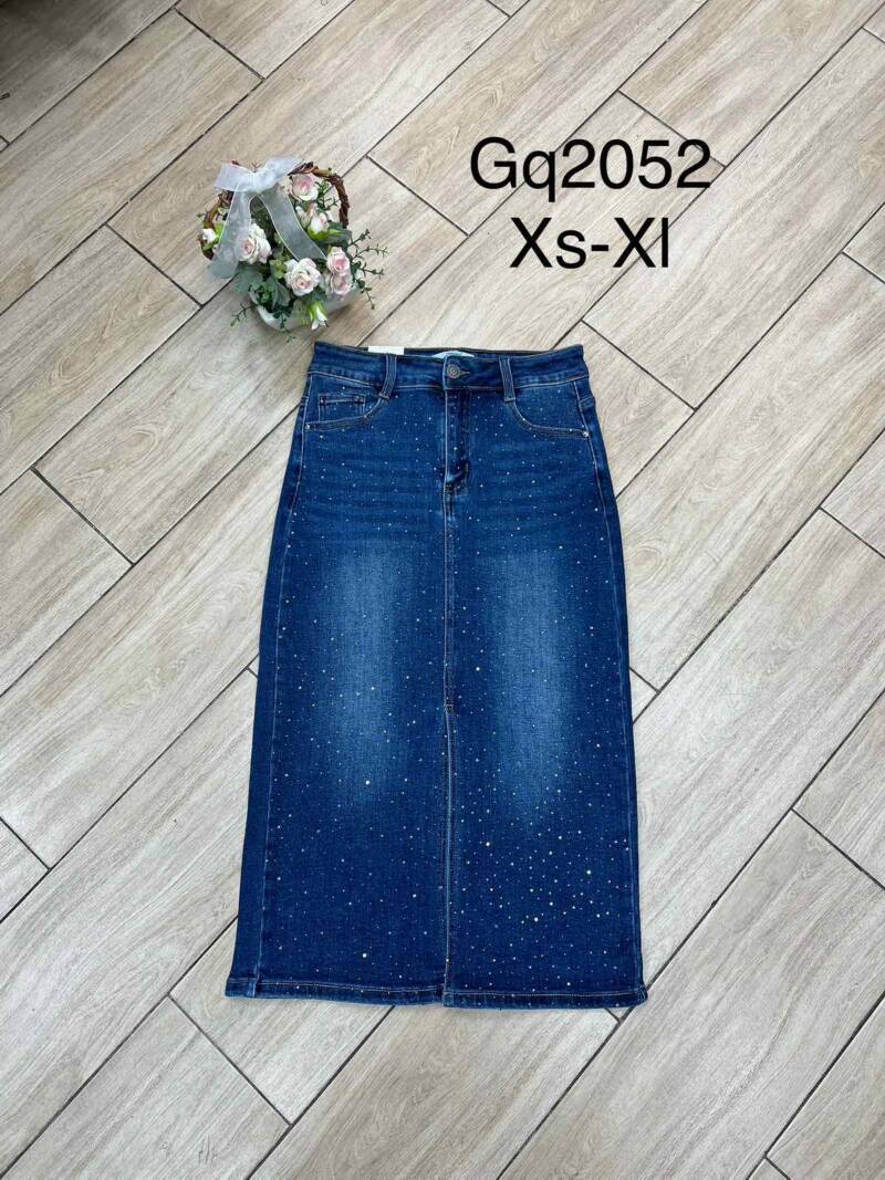 Spódnice damskie jeansy Roz XS-XL, 1 Kolor Paczka 10 szt