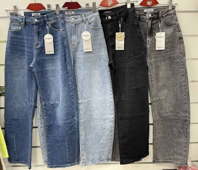 Spodnie damskie jeansy Roz XS-XL, 1 Kolor Paczka 10 szt