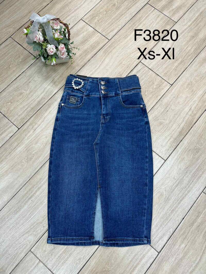 Spódnice damskie jeansy Roz XS-XL, 1 Kolor Paczka 10 szt