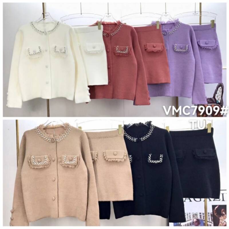 Komplet damskie (Francja produkt) Roz Standard, Mix Kolor .Paczka 6 szt