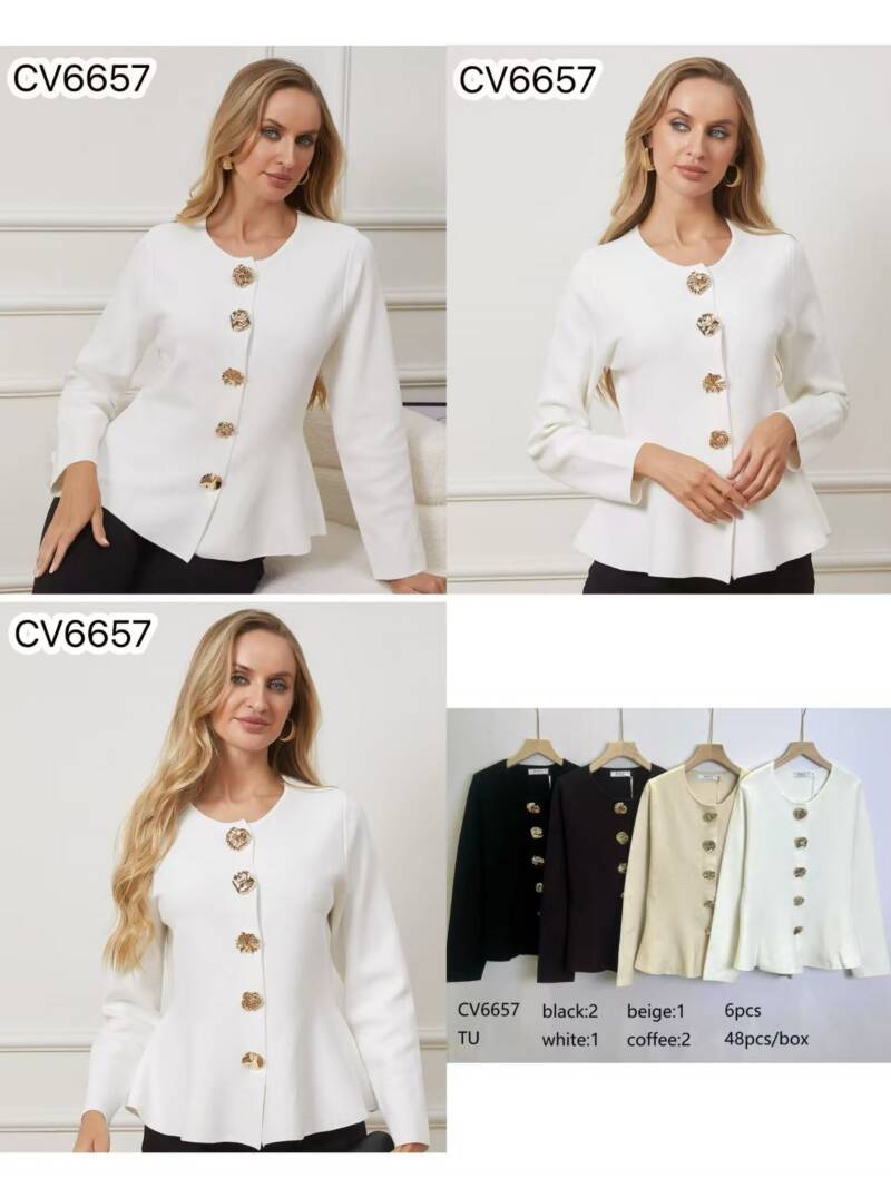 Bluzki damskie  Roz Standard, Mix Kolor Paczka 6 szt