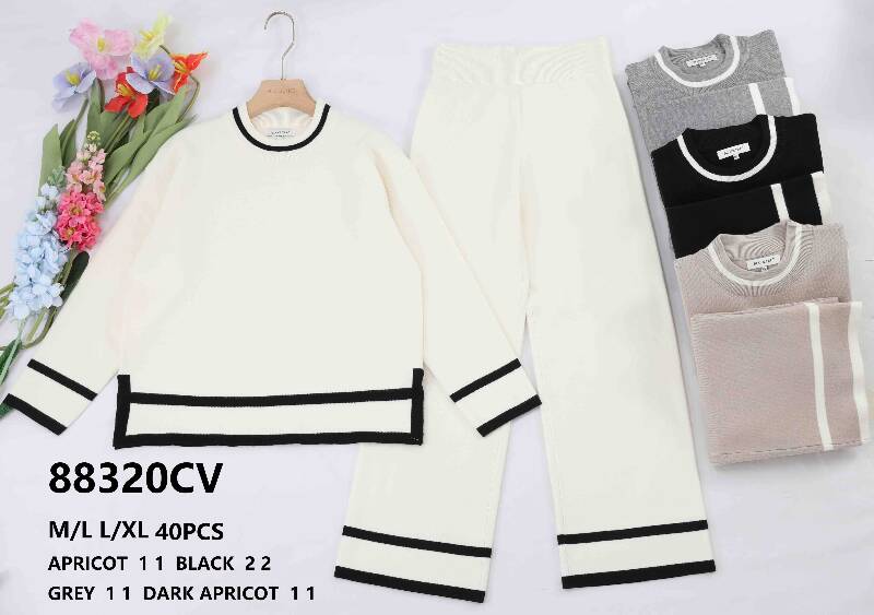 Komplet damskie (Francja produkt) Roz M/L-L/XL, Mix Kolor .Paczka 10 szt
