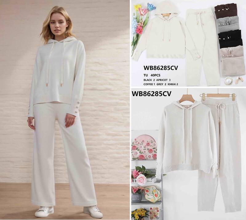 Komplet damskie (Francja produkt) Roz Standard, Mix Kolor .Paczka 10 szt