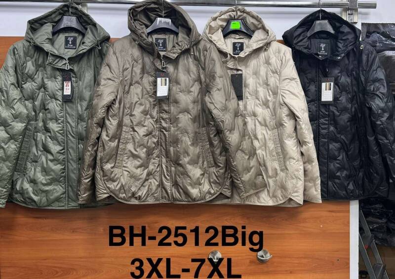 Kurtki damskie cienki Roz 3XL-7XL, 1 Kolor Paczka 5 szt