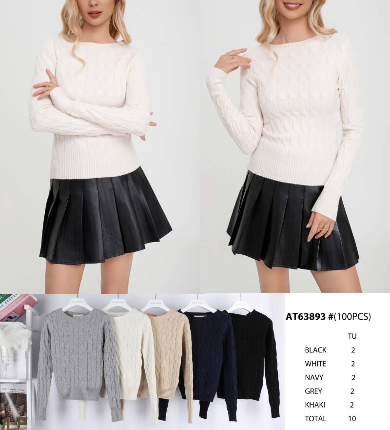 Swetry damskie (Francja produkt) Roz Standard, Mix Kolor .Paczka 10 szt
