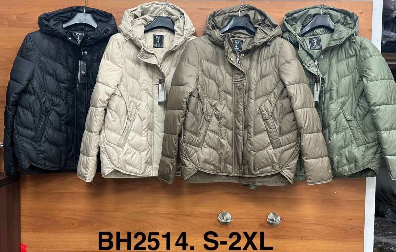Kurtki damskie cienki Roz S-2XL, 1 Kolor Paczka 4 szt