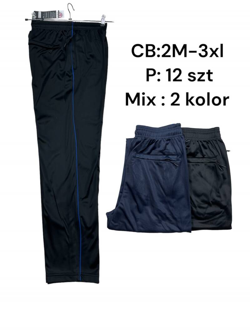 Spodnie dresowe meskie Roz M-3XL, Mix 2 Kolor Paczka 12 szt