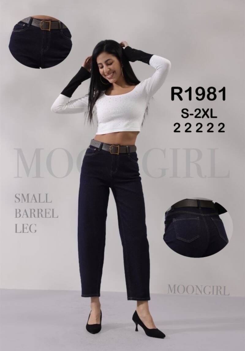 Spodnie damskie jeansy Roz S-2XL, 1 Kolor Paczka 10 szt
