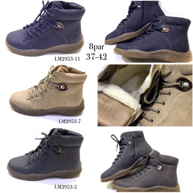 Botki damskie Roz 37-42/ 8 par