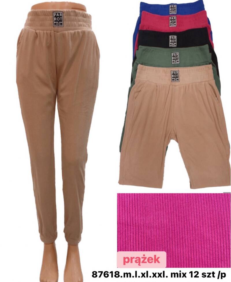 Spodnie damskie Roz M-2XL, Mix kolor Paczka 12 szt