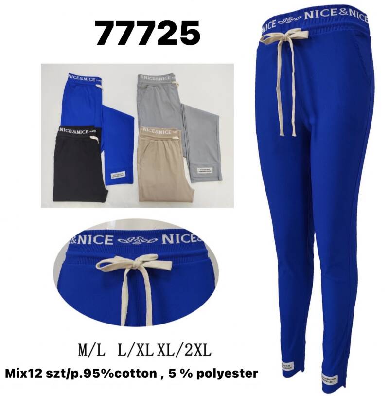 Spodnie damskie Roz M-2XL, Mix kolor Paczka 12 szt
