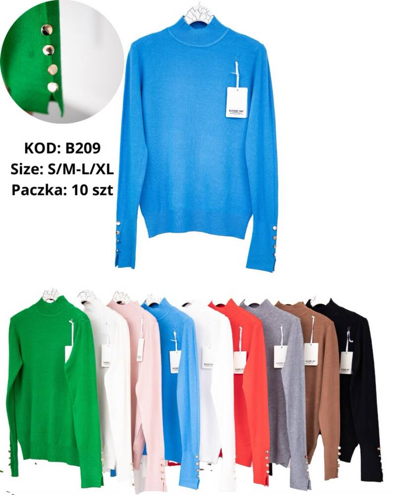 Swetry damskie Roz S/M-L/XL, Mix Kolor Paczka 10 szt