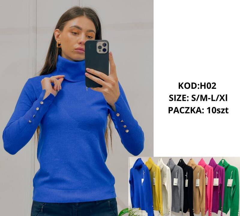 Swetry damskie Roz S/M-L/XL, Mix Kolor Paczka 10 szt