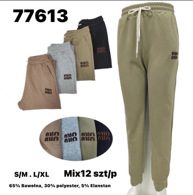 Spodnie damskie Roz S/M-L/XL, Mix kolor Paczka 12 szt